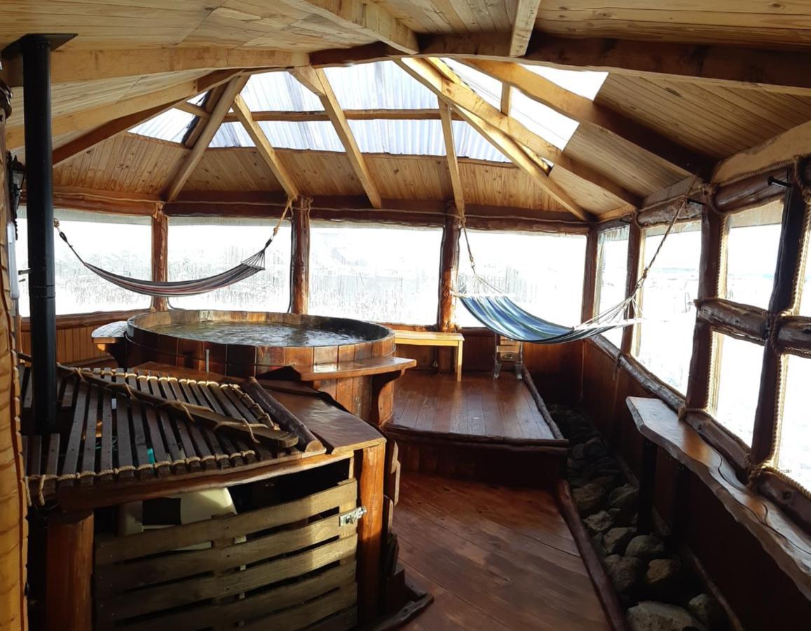 Cabanas Y Casa Kauken Puerto Natales Buitenkant foto